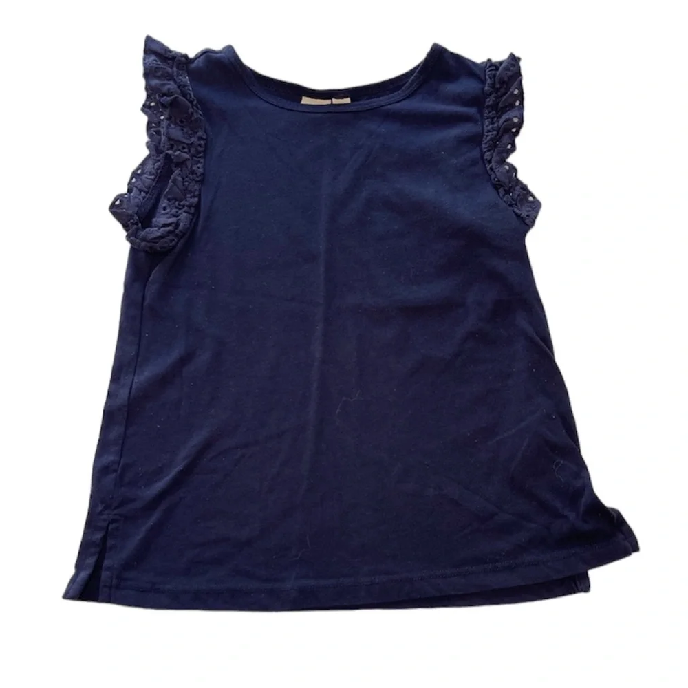 GAPKids Jeans Striped Navy T-Shirt Eyelet Trim Bundle Girls Size 7 Smal